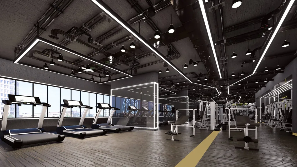 Golds Gym interior Design and Interior Fit Out