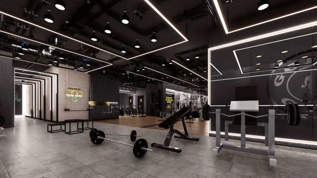 Golds Gym interior Design and Interior Fit Out